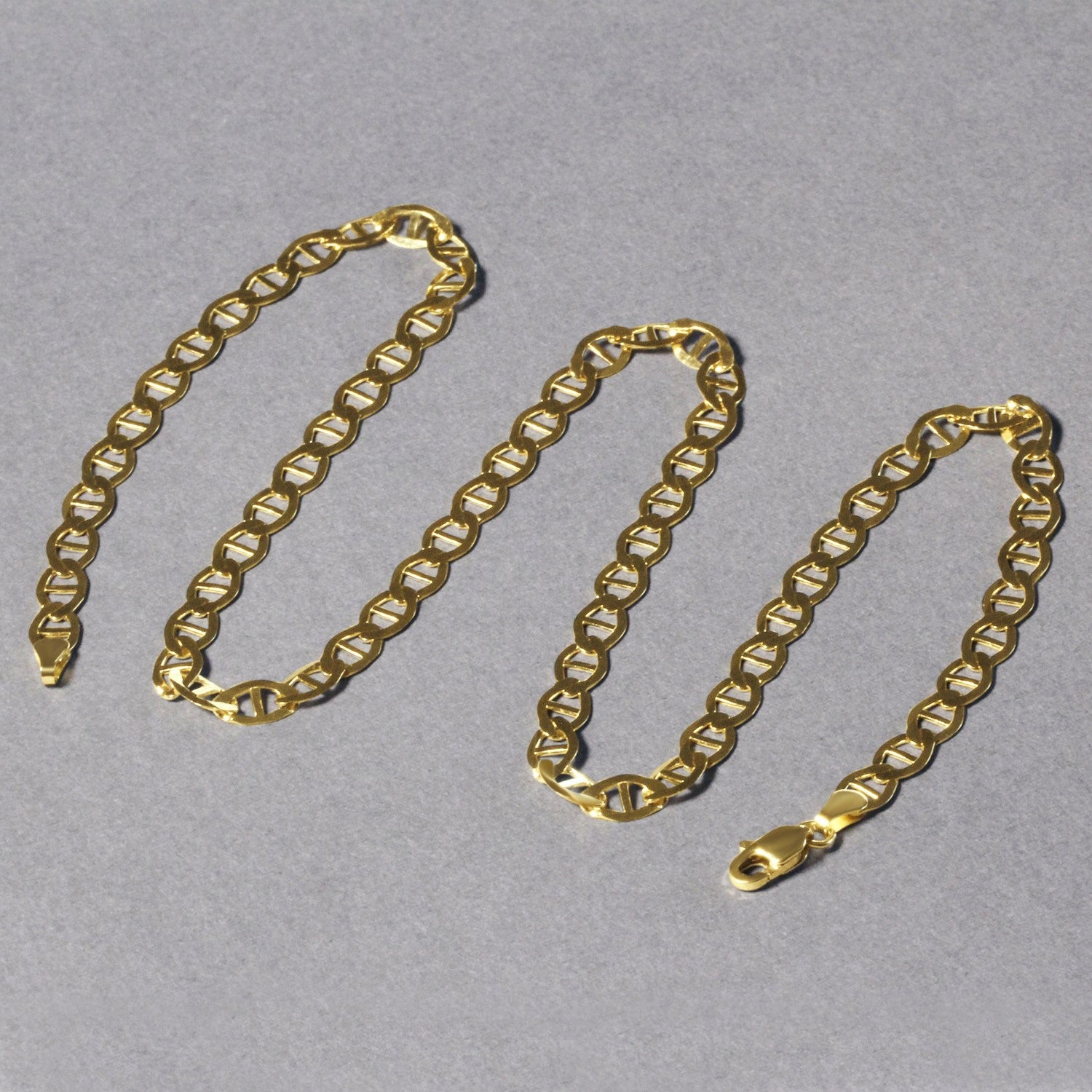14k Yellow Gold Mariner Link Chain (5.10 mm)