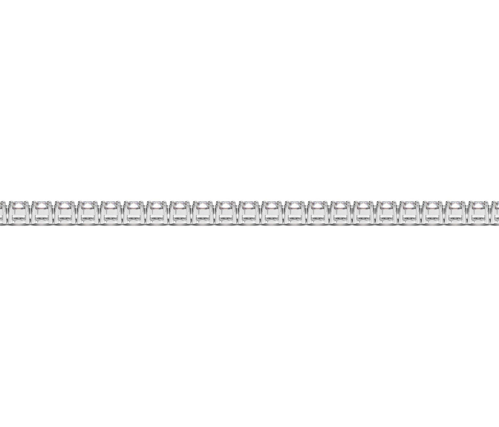 Lab Grown Round Diamond Tennis Bracelet in 14k White Gold (3 cctw F/G  VS2/SI1)