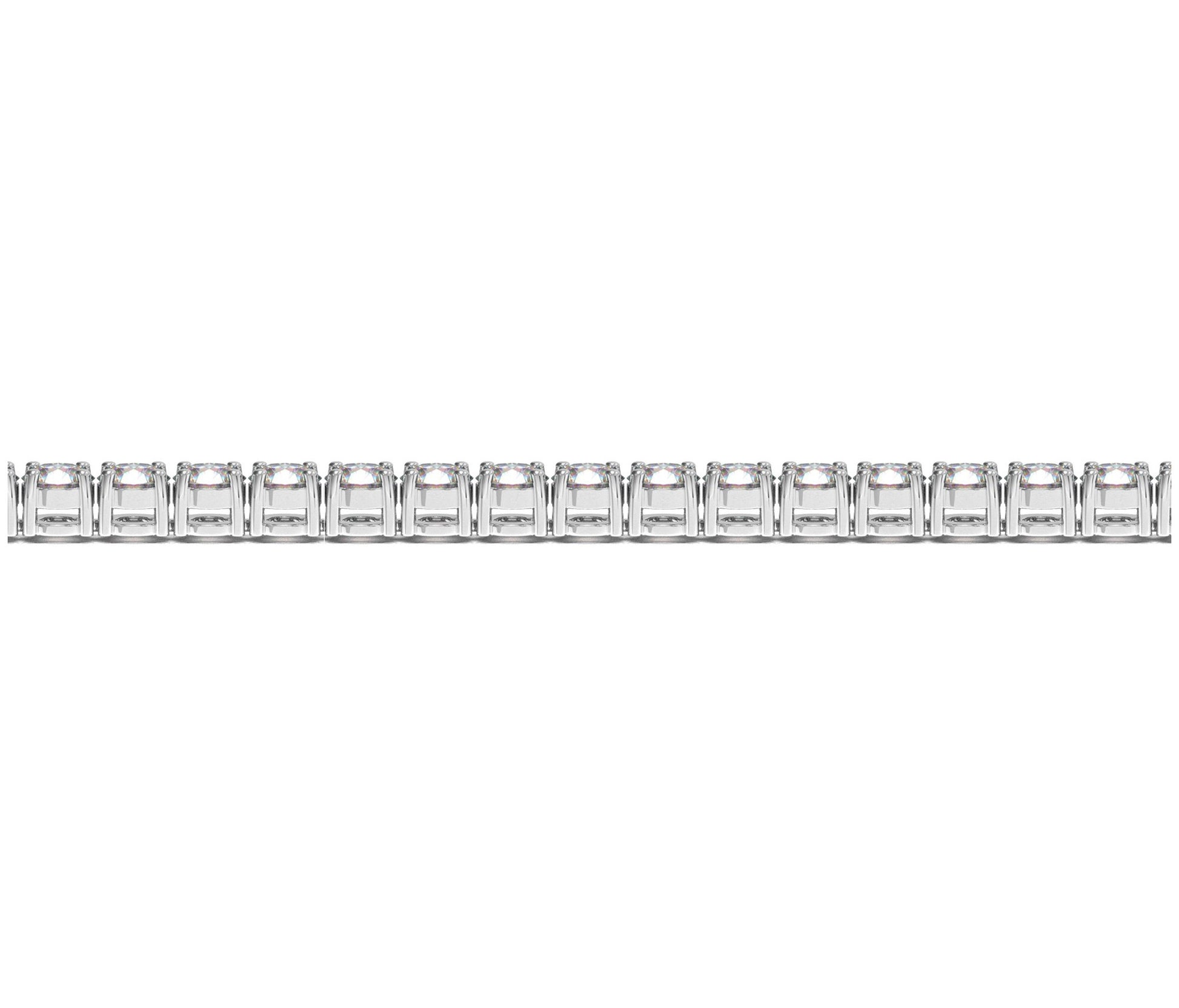 Lab Grown Round Diamond Tennis Bracelet in 14k White Gold (8 cctw F/G  VS2/SI1)
