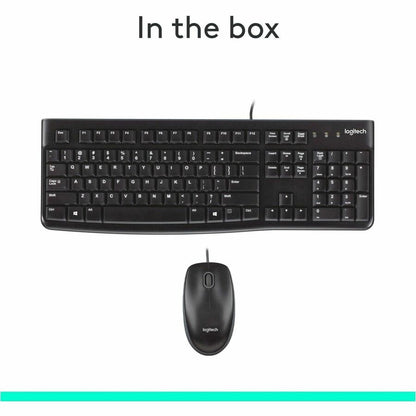 Logitech MK120 Desktop Corded Combo Set