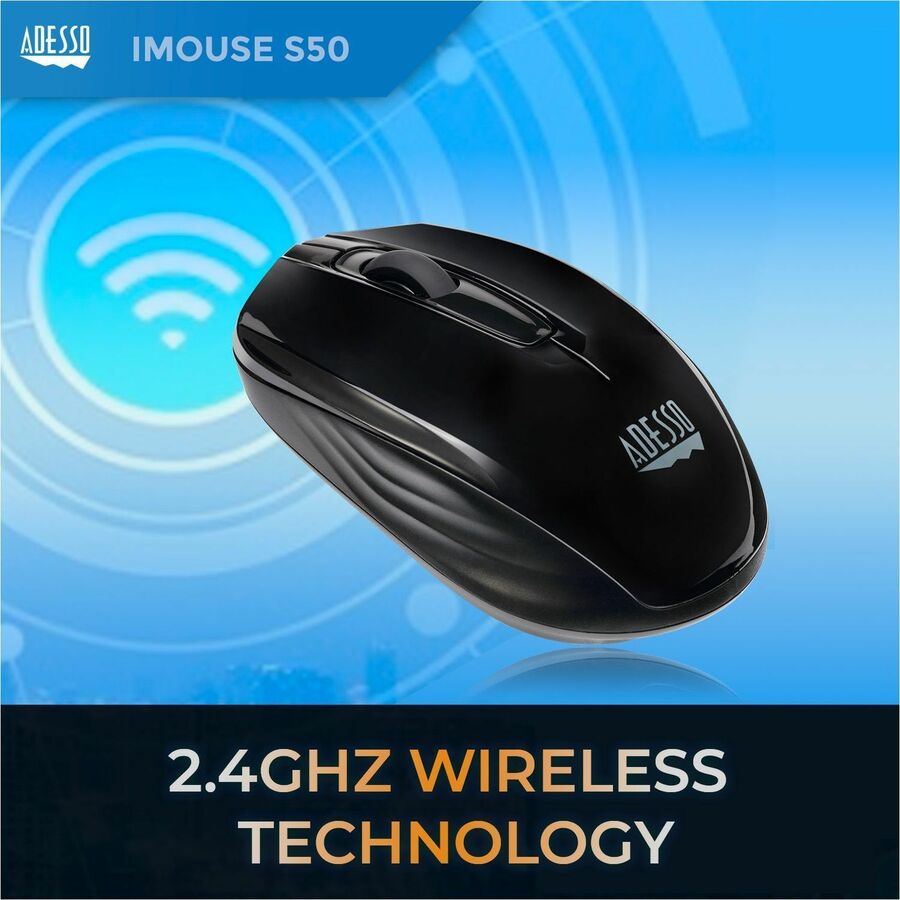 Adesso iMouse S50 - 2.4GHz Wireless Mini Mouse