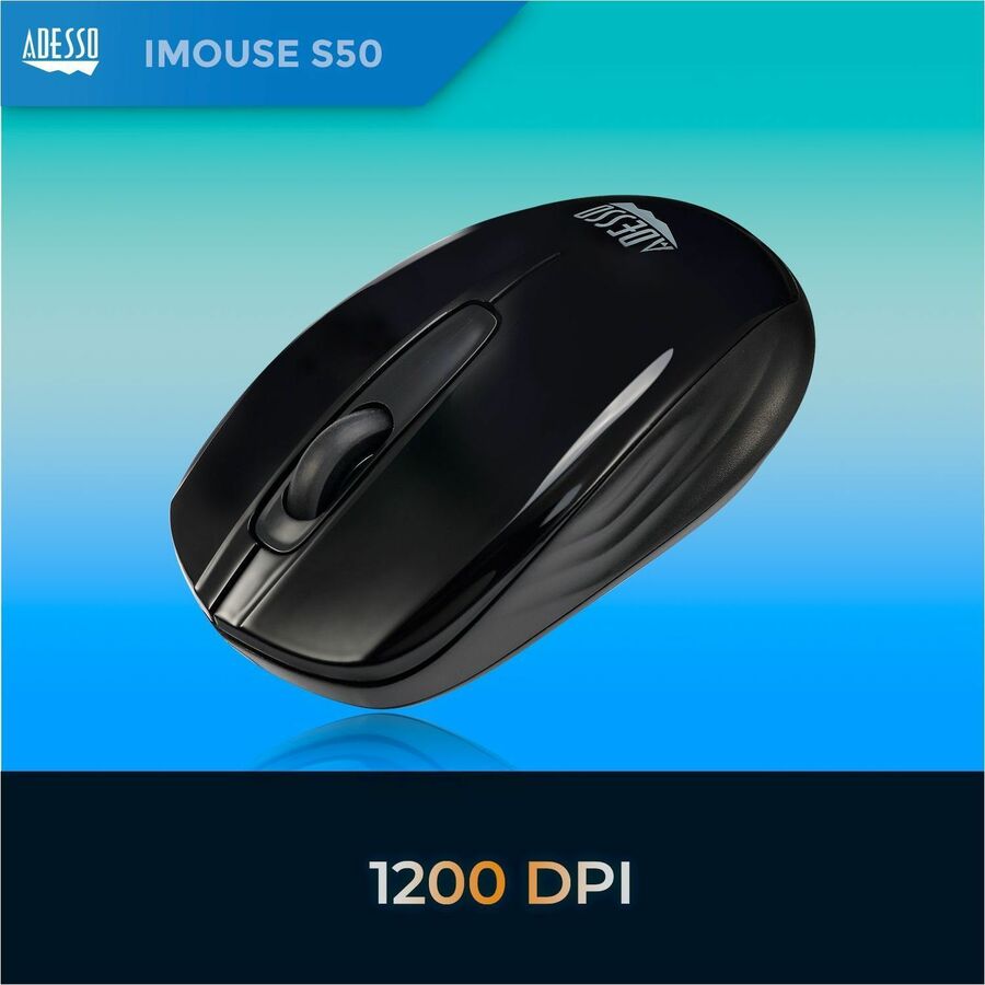 Adesso iMouse S50 - 2.4GHz Wireless Mini Mouse