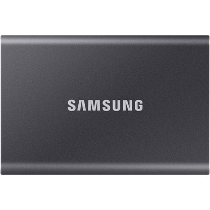 Samsung T7 MU-PC1T0T/AM 1 TB Portable Solid State Drive - External - PCI Express NVMe - Titan Gray