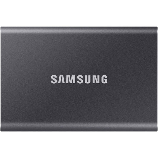 Samsung T7 MU-PC1T0T/AM 1 TB Portable Solid State Drive - External - PCI Express NVMe - Titan Gray