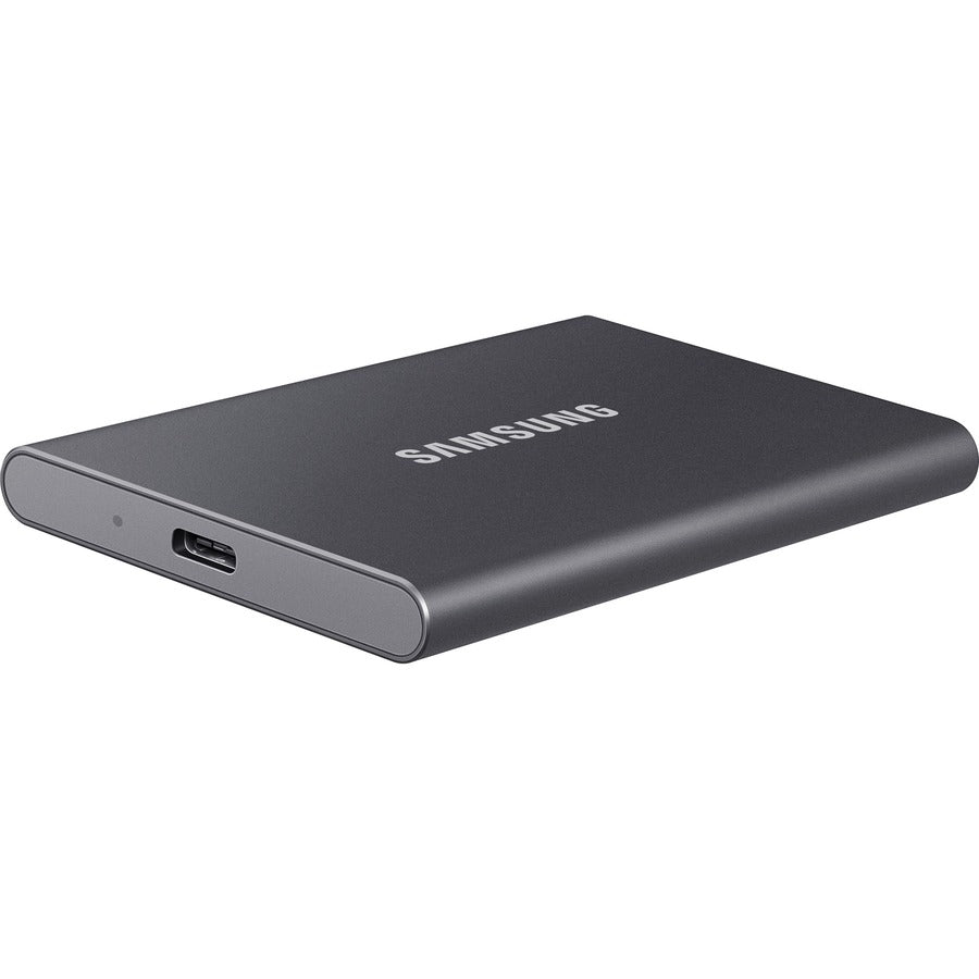 Samsung T7 MU-PC2T0T/AM 2 TB Portable Solid State Drive - External - PCI Express NVMe - Titan Gray