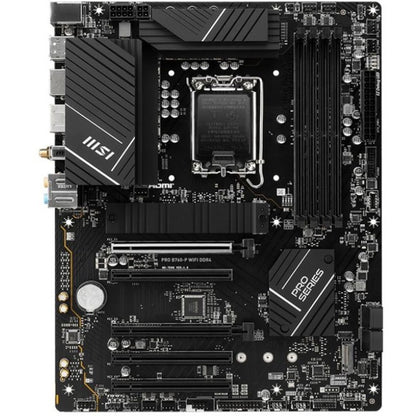 MSI Pro B760-P WIFI DDR4 Gaming Desktop Motherboard - Intel B760 Chipset - Socket LGA-1700 - ATX