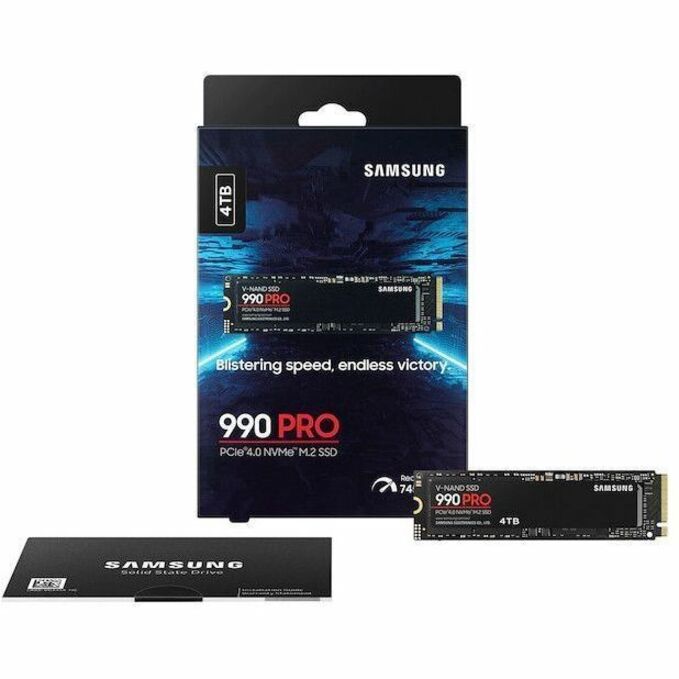 Samsung 990 PRO 4 TB Solid State Drive - M.2 2280 Internal - PCI Express NVMe (PCI Express 4.0 x4)