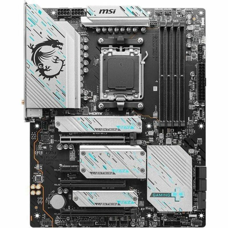 MSI X670E GAMING PLUS WIFI Gaming Desktop Motherboard - AMD X670 Chipset - Socket AM5 - ATX