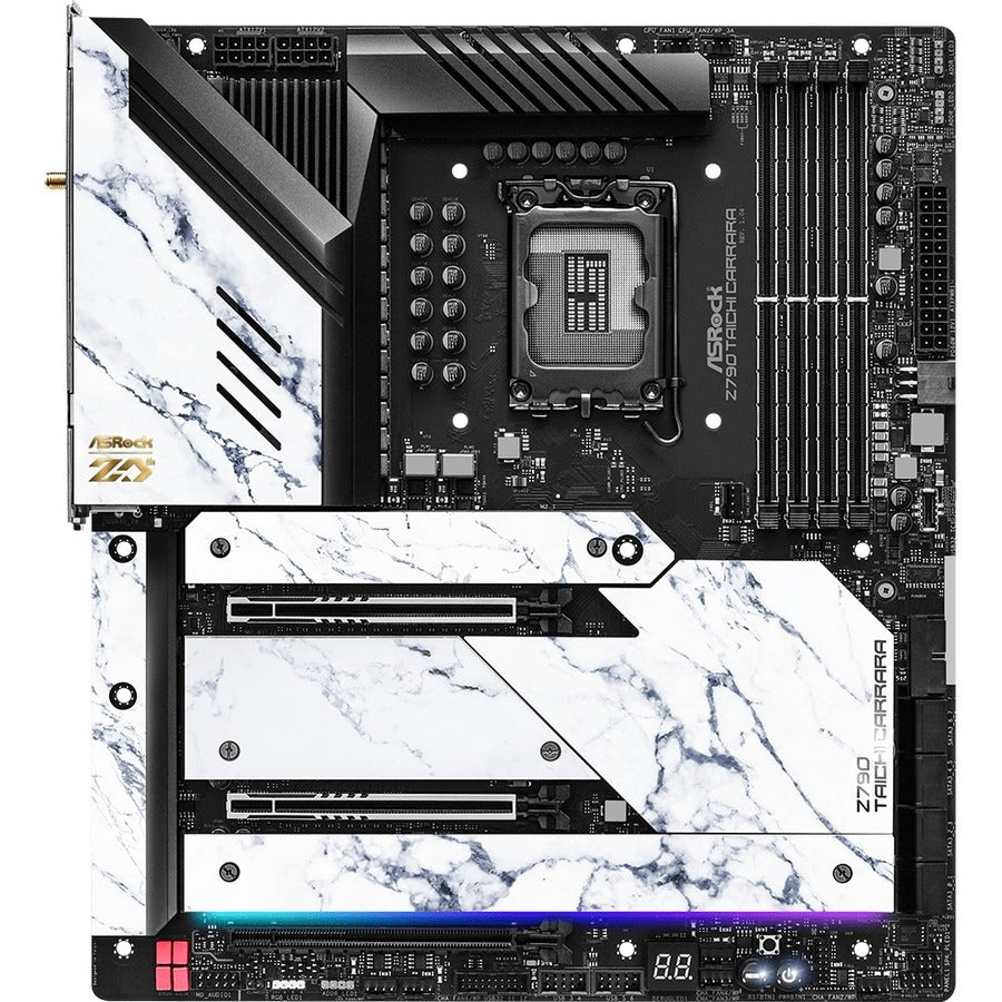 ASRock Z790 Taichi Carrara Gaming Desktop Motherboard - Intel Z790 Chipset - Socket LGA-1700 - Extended ATX