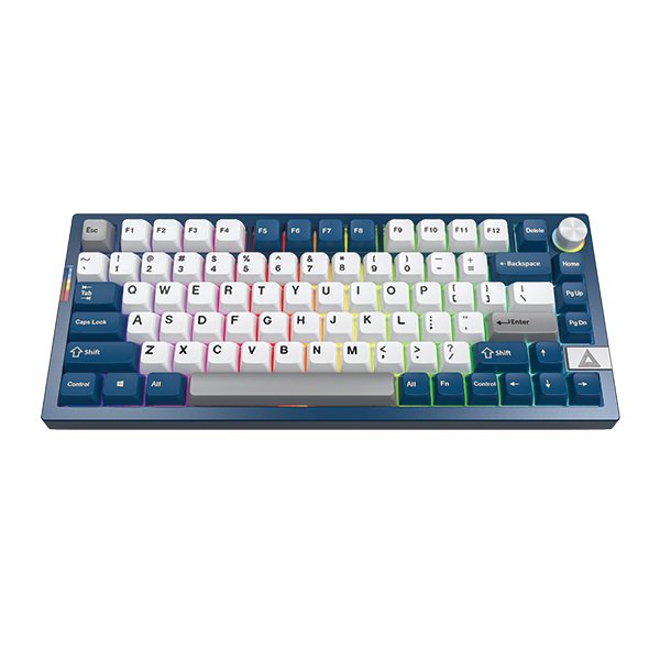 MONTECH MK75FB MKey PRO Freedom 75% TKL Wireless Mechanical Gaming Keyboard, Tri-Mode Bluetooth 5.2/2.4Ghz/USB-C, Hot-Swappable Gateron G Pro 3.0 Pre-lubed Switches, VIA & QMK Support - Brown Switch