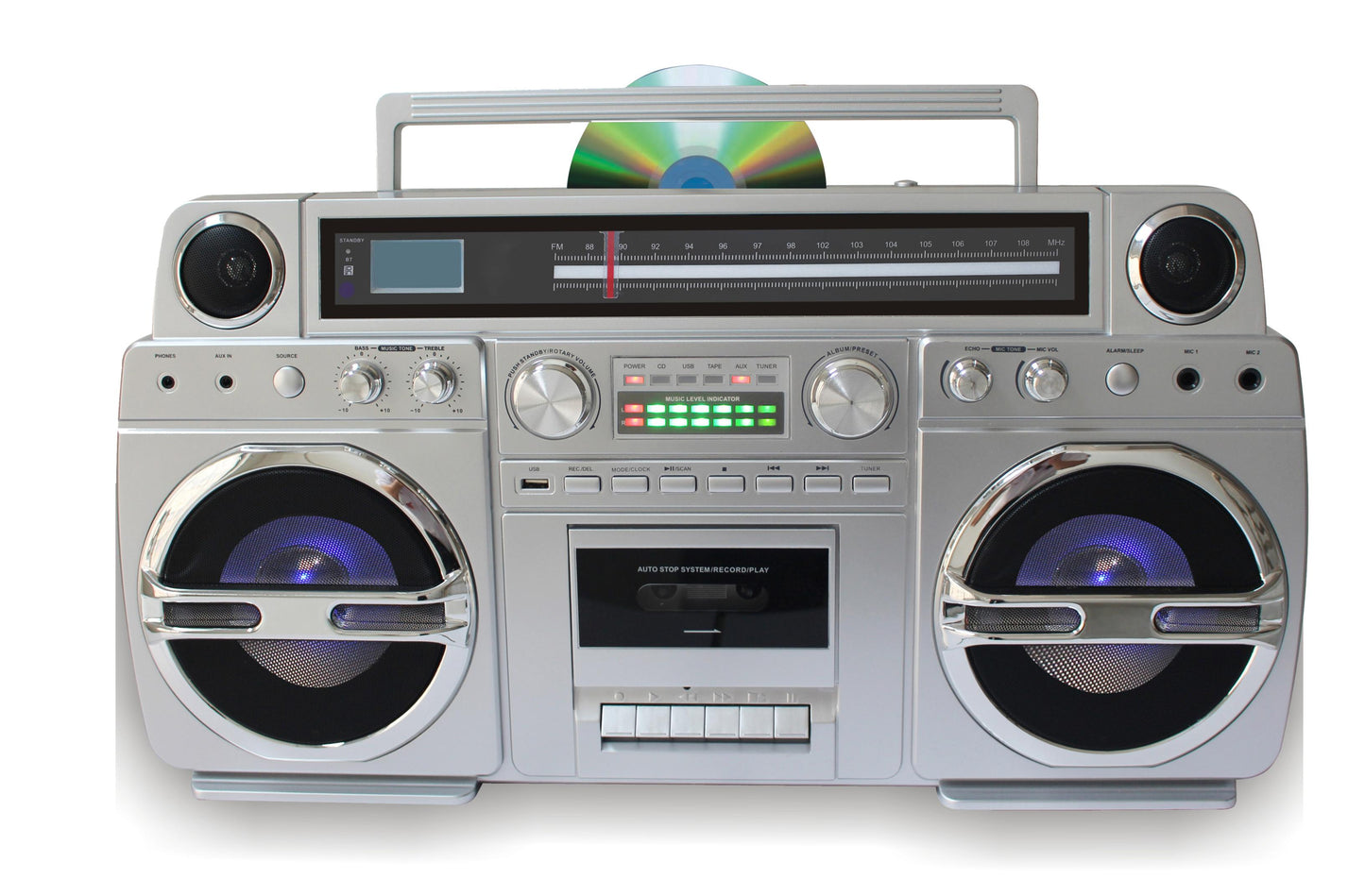 Techplay ""monster"" 1980s Style Boombox