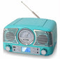 Techplay QT62BT TR, Retro Design Compact Stereo Cd, With Am/fm