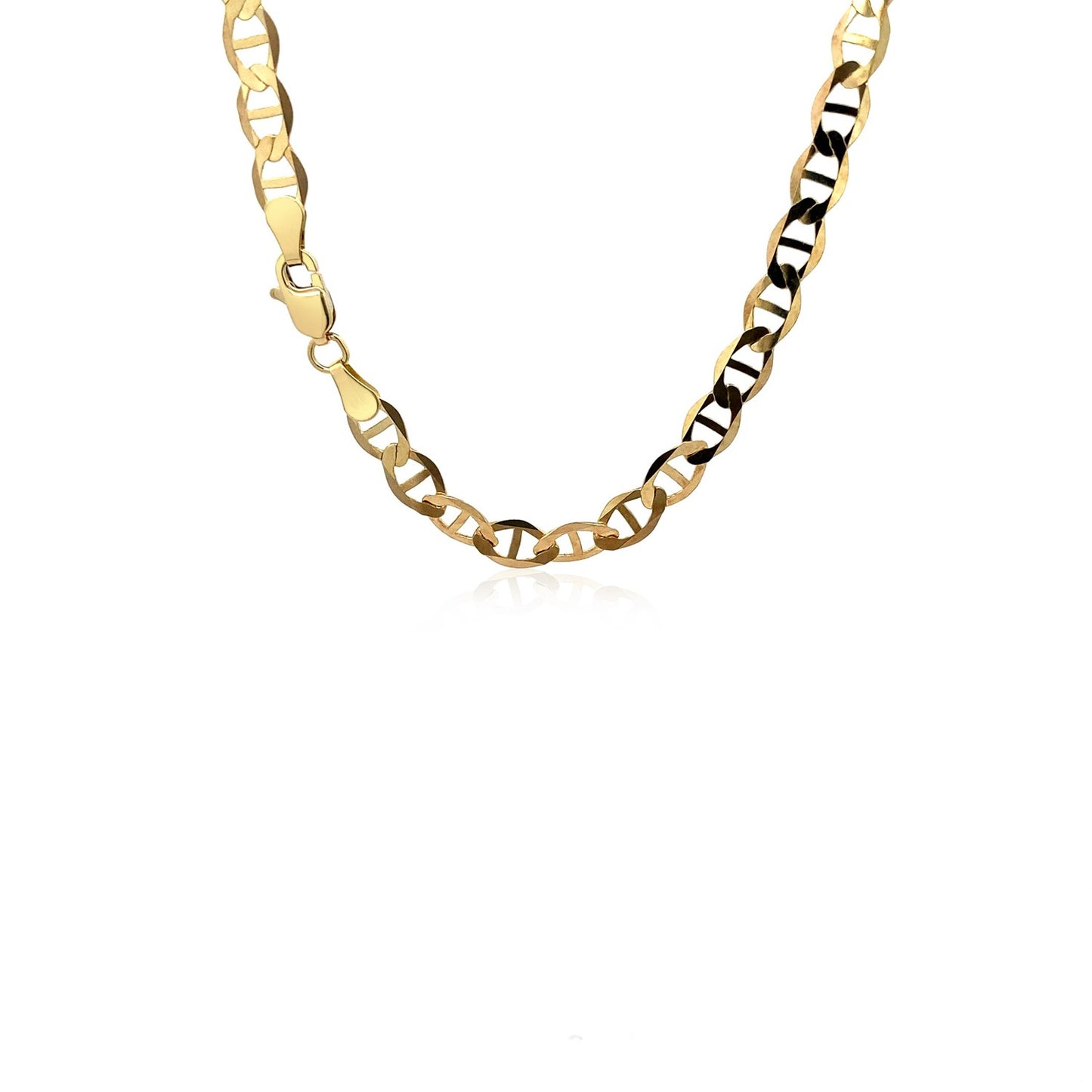 14k Yellow Gold Mariner Link Chain (5.10 mm)