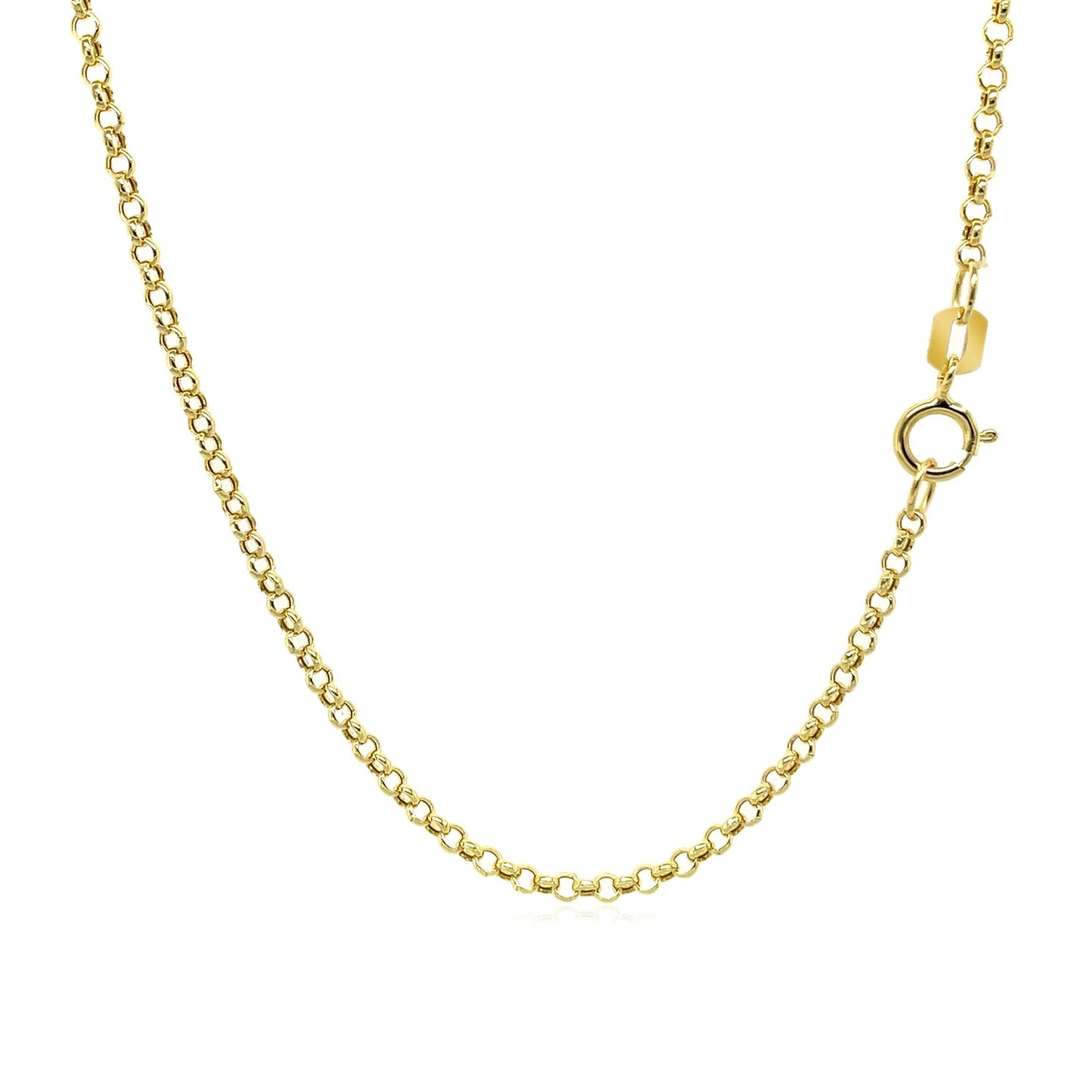 10k Yellow Gold Rolo Chain  (1.90 mm)