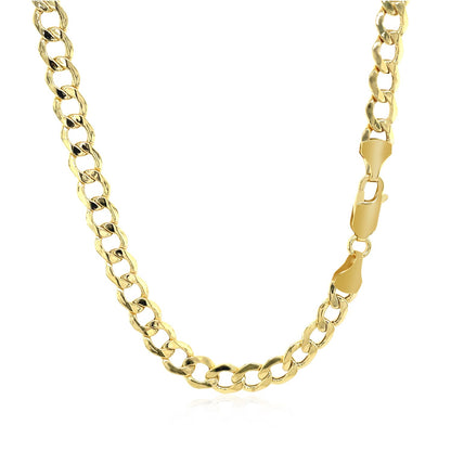 14k Yellow Gold Curb Chain (5.30 mm)