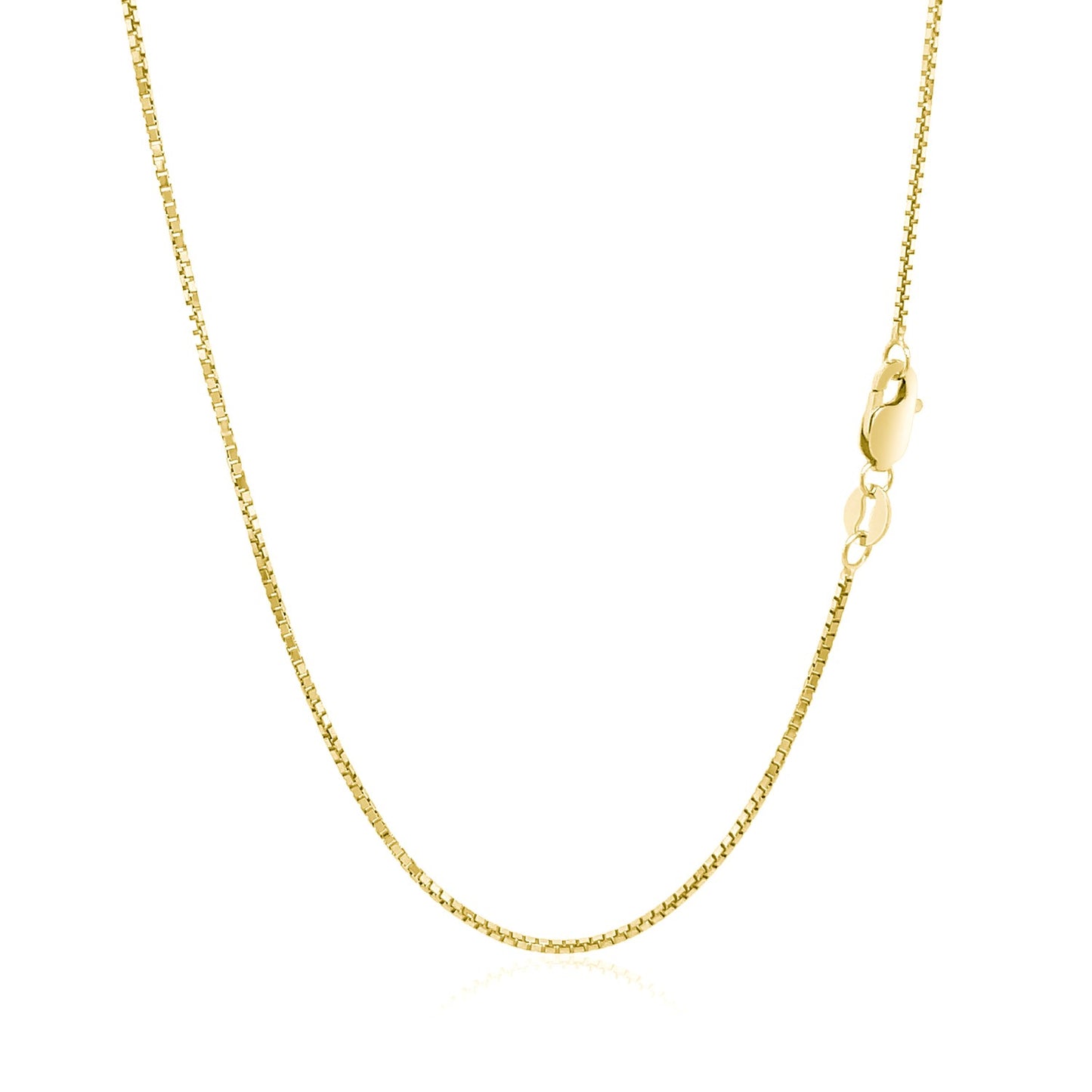 14k Yellow Gold Octagonal Box Chain (1.00 mm)