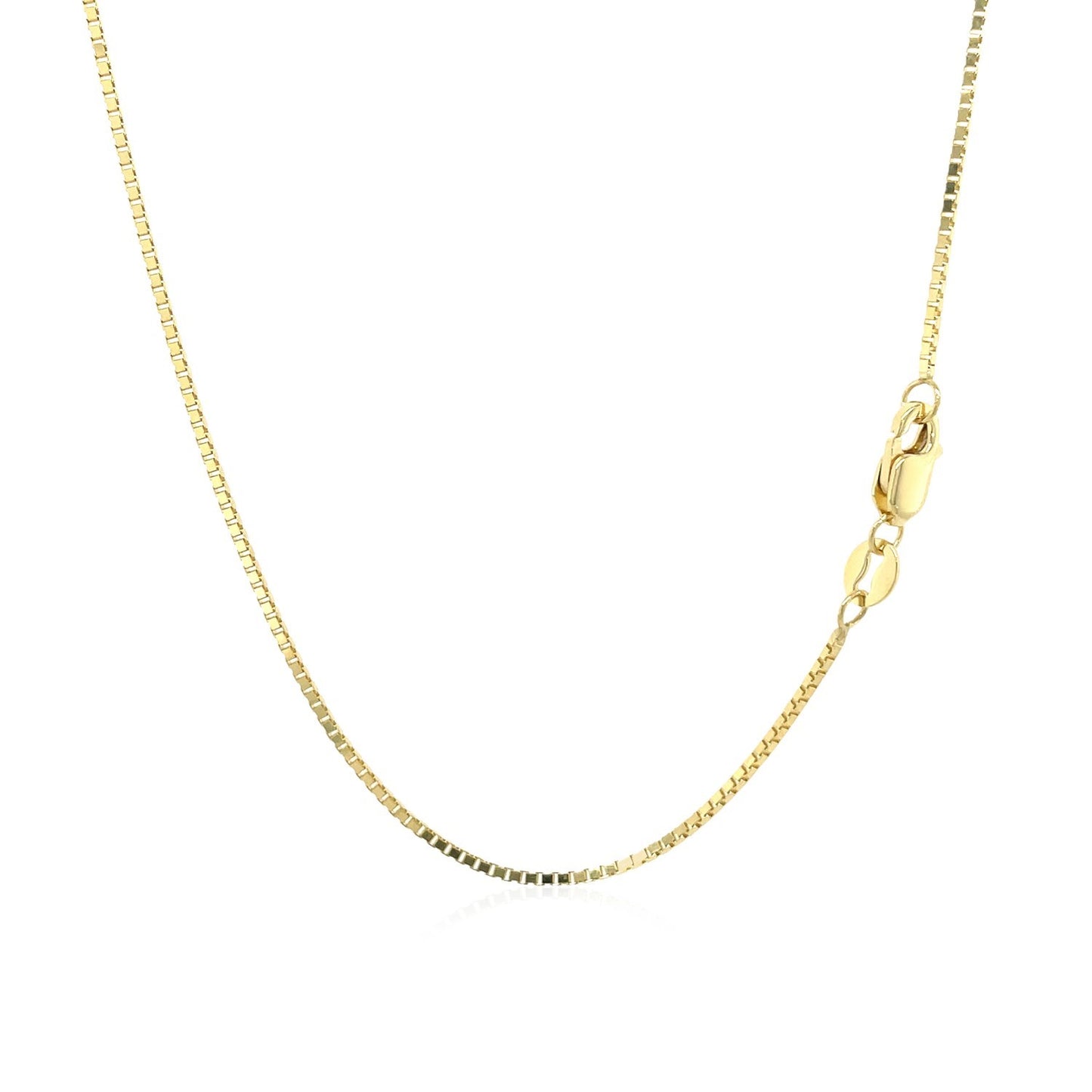 14k Yellow Gold Classic Box Chain (0.85 mm)