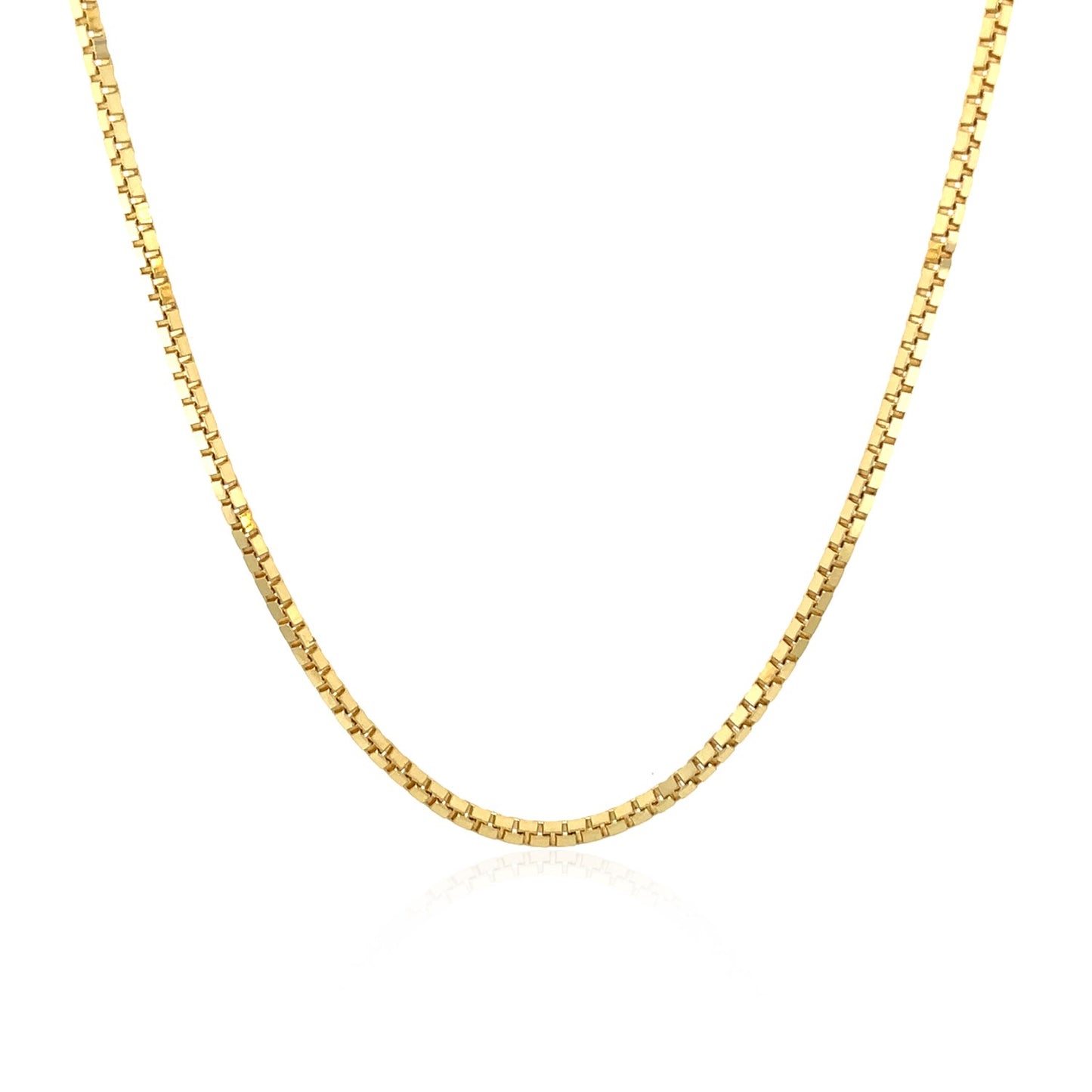 14k Yellow Gold Classic Box Chain (1.4 mm)