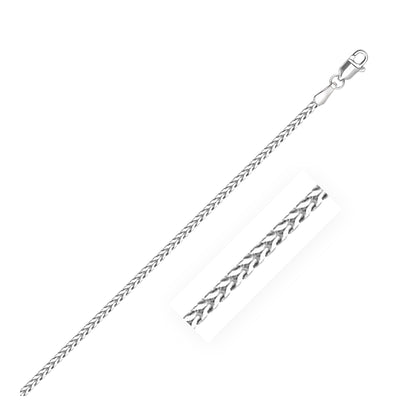 18k White Gold Franco Chain (1.60 mm)