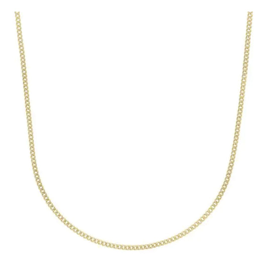 14k Yellow Gold Light Gourmette Chain (2.20 mm)