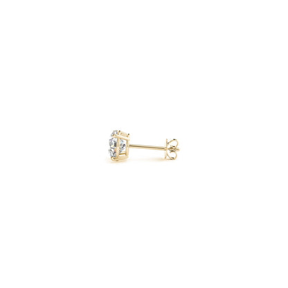 1/2 cttw Lab Grown Round Diamond Stud Earrings 14k Yellow Gold (G/VS2)