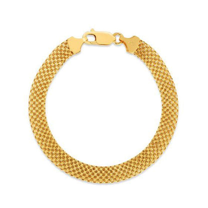 14k Yellow Gold Bismark Bracelet (7.00 mm)