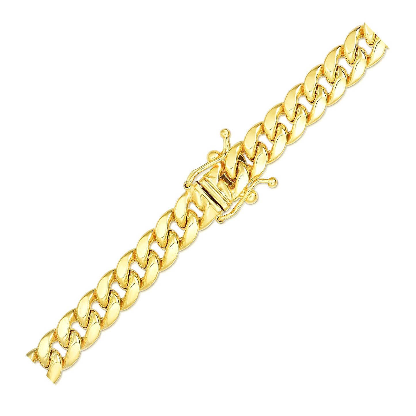 10k Yellow Gold Semi Solid Miami Cuban Chain (6.10 mm)