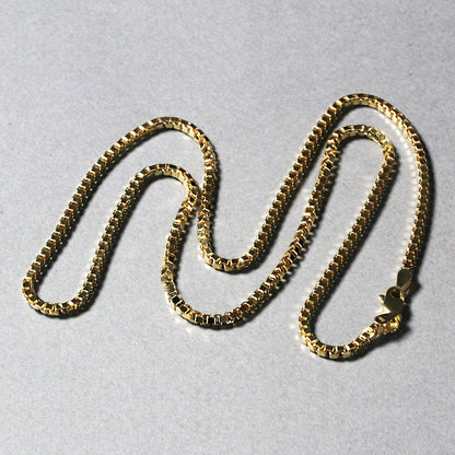 14k Yellow Gold Semi Solid Box Chain (2.10 mm)