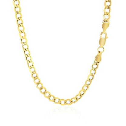 10k Yellow Gold Curb Chain (4.40 mm)