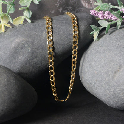 10k Yellow Gold Curb Chain (4.40 mm)