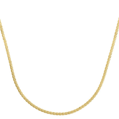 Ice Barrel Chain in 14k Yellow Gold (2.7 mm)