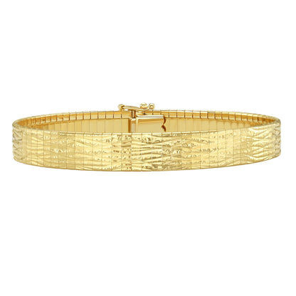 14k Yellow Gold Glacier Bracelet (8.10 mm)