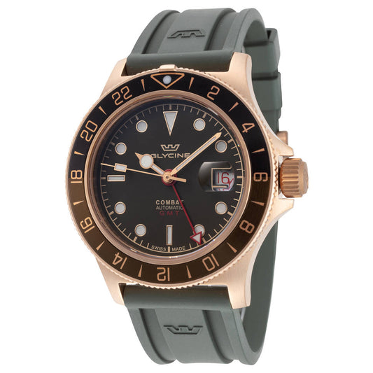 Glycine Combat Sub Sport 42 GMT Men's Automatic Watch