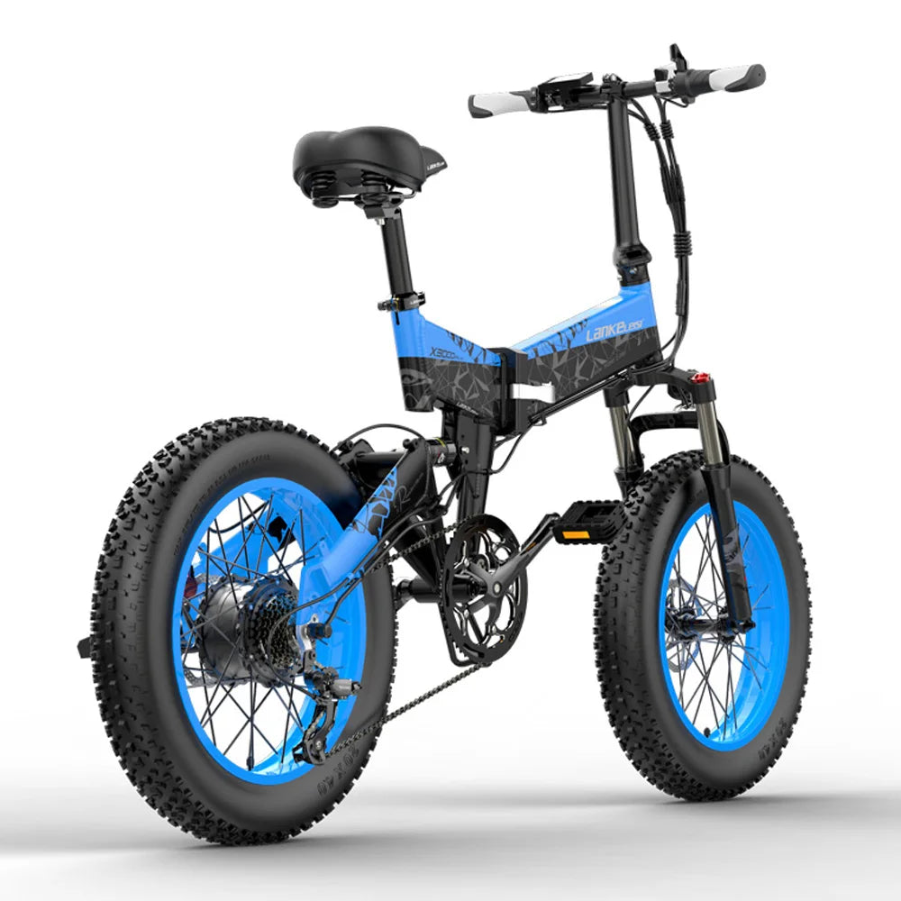 X3000plus 20 Inch Folding Electric Snow Bike