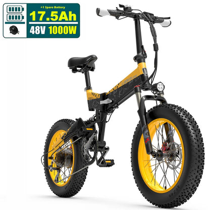 X3000plus 20 Inch Folding Electric Snow Bike