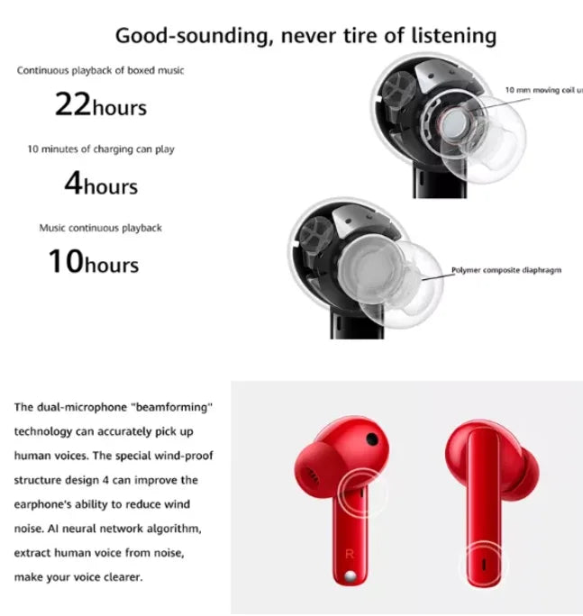 HUAWEI FreeBuds 4i Bluetooth Earphone TWS ANC