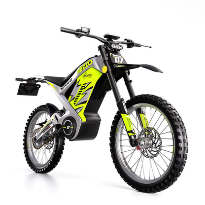 2024 Electric Dirt Bike HEZZO 72v 8000W Middrive Powerful Ebike