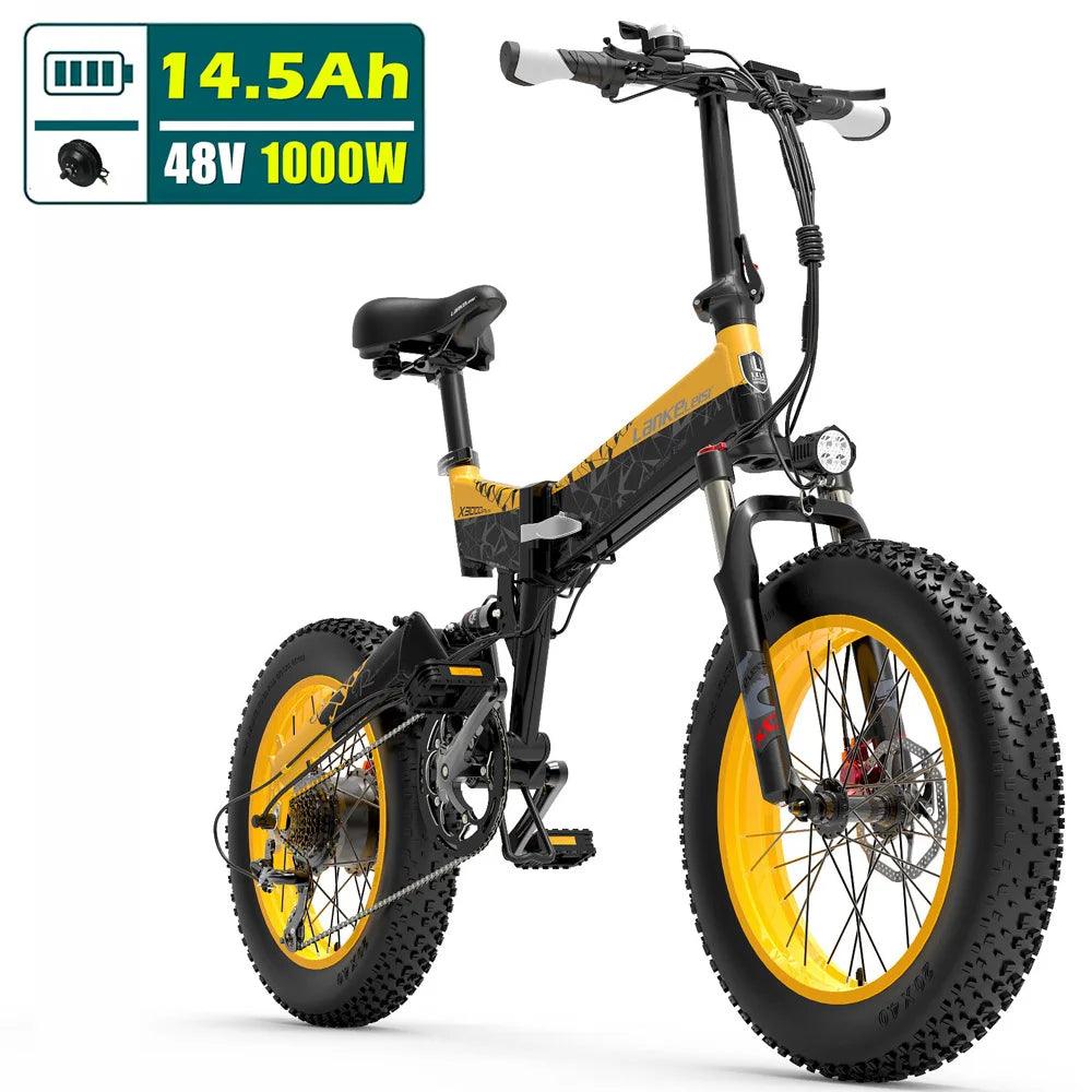 X3000plus 20 Inch Folding Electric Snow Bike