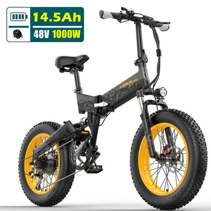 X3000plus 20 Inch Folding Electric Snow Bike