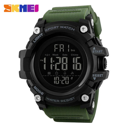 SKMEI New S Shock Men Sports Watches Big Dial Quartz Digital Watch for Men Luxury Brand LED Military Waterproof Men Wristwatches