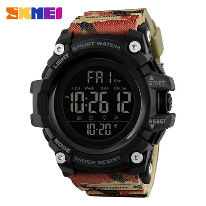 SKMEI New S Shock Men Sports Watches Big Dial Quartz Digital Watch for Men Luxury Brand LED Military Waterproof Men Wristwatches