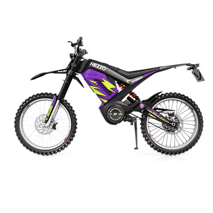 2024 Electric Dirt Bike HEZZO 72v 8000W Middrive Powerful Ebike