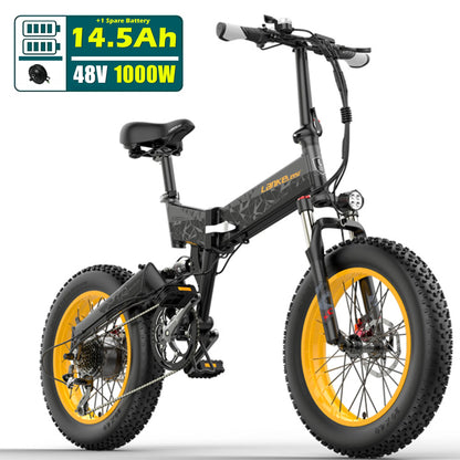 X3000plus 20 Inch Folding Electric Snow Bike