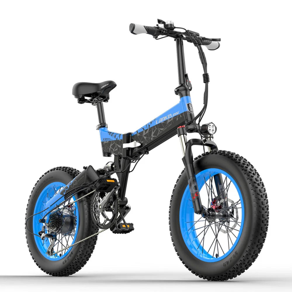 X3000plus 20 Inch Folding Electric Snow Bike