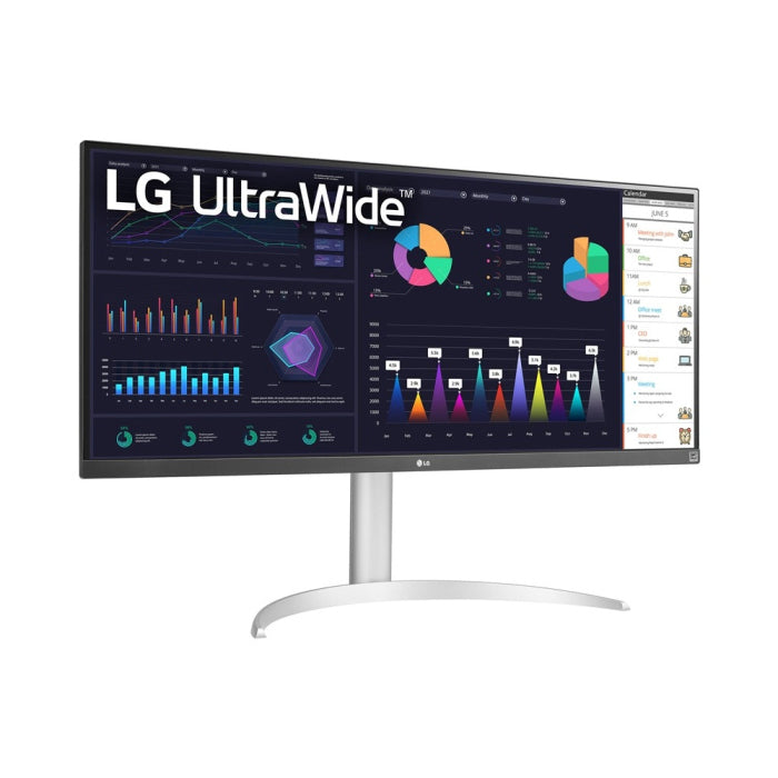 LG UltraWide - LED monitor - 34" - 2560 x 1080 WFHD, front slanted 