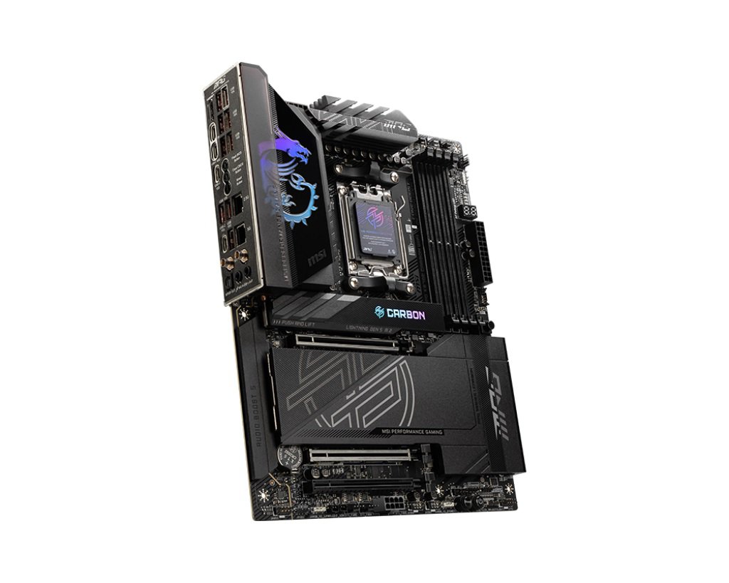 MSI MPG X870E CARBON WIFI Socket AM5/ AMD X870E/ DDR5/ SATA3/ M.2/ ATX Motherboard-X870ECARBONWIFI7