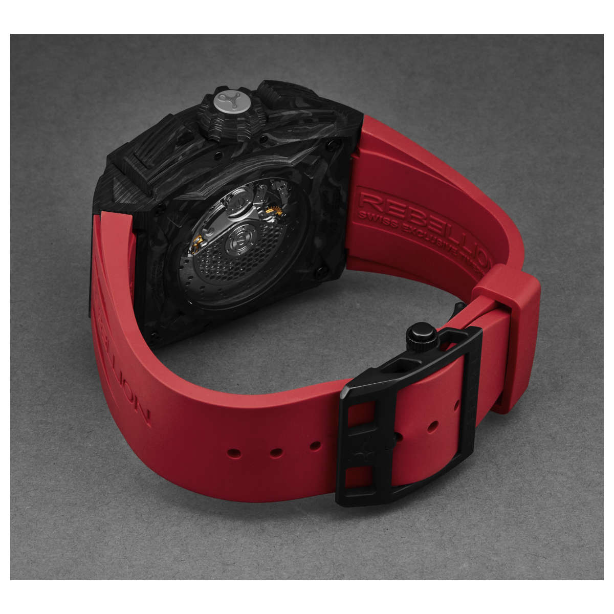 Rebellion Re1 2.0 Men's Automatic Watch Black and Red