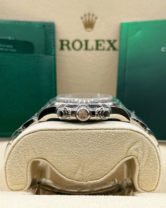 Rolex Cosmograph Daytona 18k White Gold Blue Dial