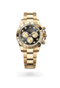 Rolex Cosmograph Daytona 40mm Black & Champagne Index Dial, 18K Yellow Gold Oyster Bracelet Men's Watch