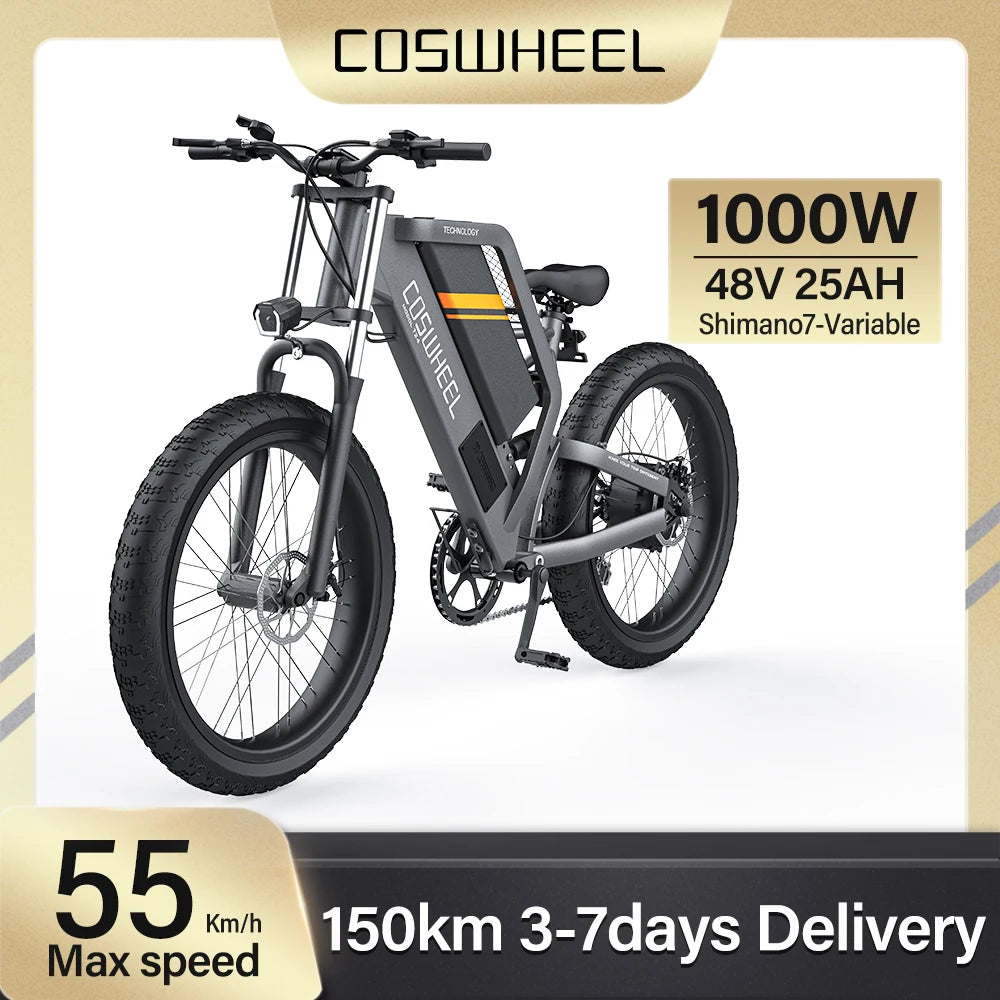 Coswheel T24 1000w Motorcycle Adul Drit Bike Mountain Bikes